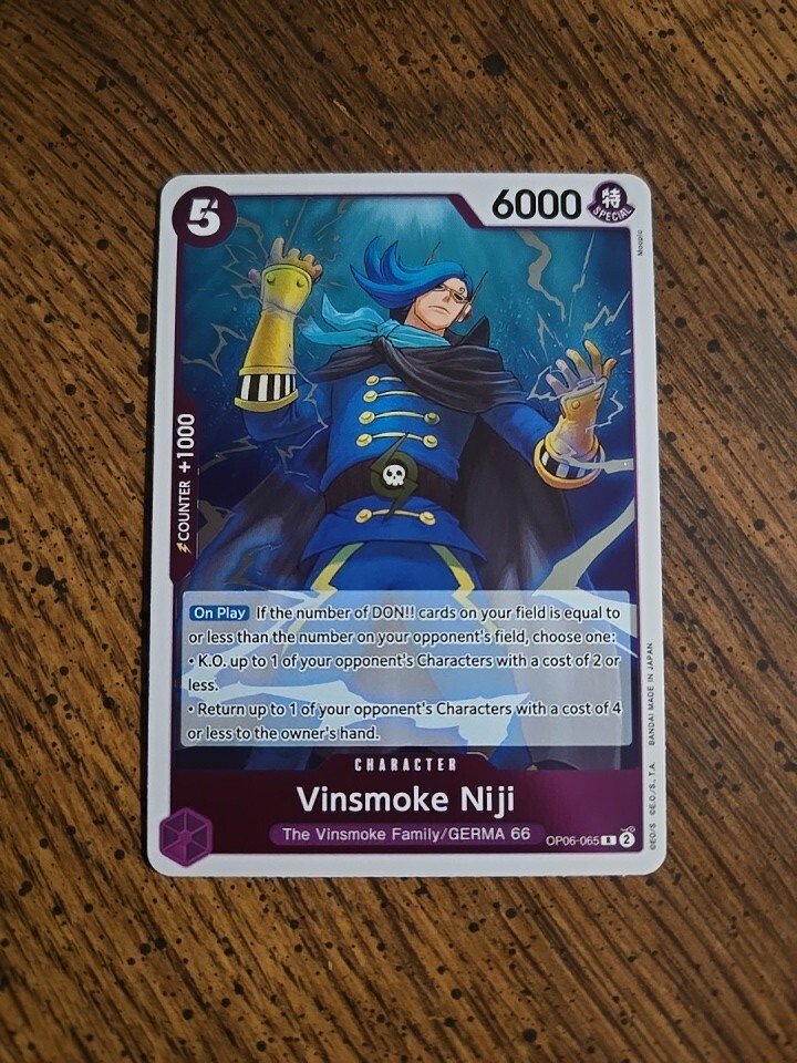 【THE MOZZ】Baing Ribbon One Piece Vinsmoke Niji OP06-065 One Piece Card Wings Of The Captain