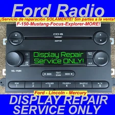 REPAIR SERVICE 2015 FORD F250 F350 RADIO Display ONLY CD Stereo Visteon