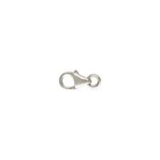 6pcs 925 Sterling Silver 4x7mm Lobster Clasp w/Ring Extra Small Jewelry Findings
