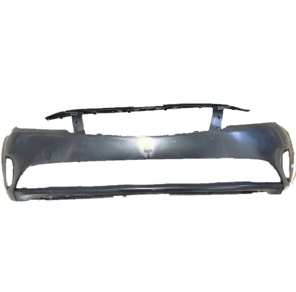 2017 年 FITS 起亚 FORTE FRONT BUMPER 套装 GRILL FOG LAMPS 全新 未上色 — 第 3/4 张图片