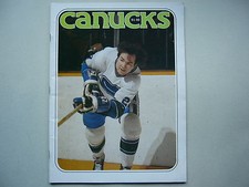 1977/78 VANCOUVER CANUCKS LOS ANGELES KINGS HOCKEY PROGRAM HAROLD SNEPSTS NICE!!