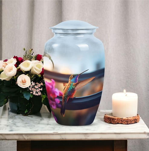 Humming Bird Urns For Ashes Adult Male Large Cremation Urn For Adult Women - Picture 4 of 7