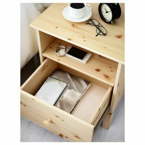 Ikea Tarva Nightstand Bedside Table Unfinished Pine Scandinavian For Sale Online Ebay