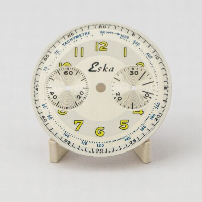 ESKA - LANDERON 48, 248, 51 - CHRONO - ZIFFERNBLATT - NOS - NEW OLD STOCK