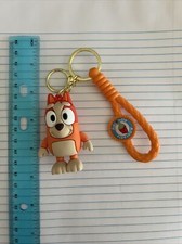 Bingo From Bluey Rubber And Metal Keychain, New Fast Shipping 