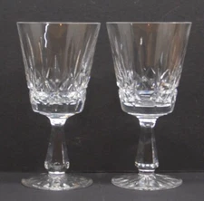 Waterford Rosslare Water / Wine Goblets 6 3/4" Old Mark Lot of 2