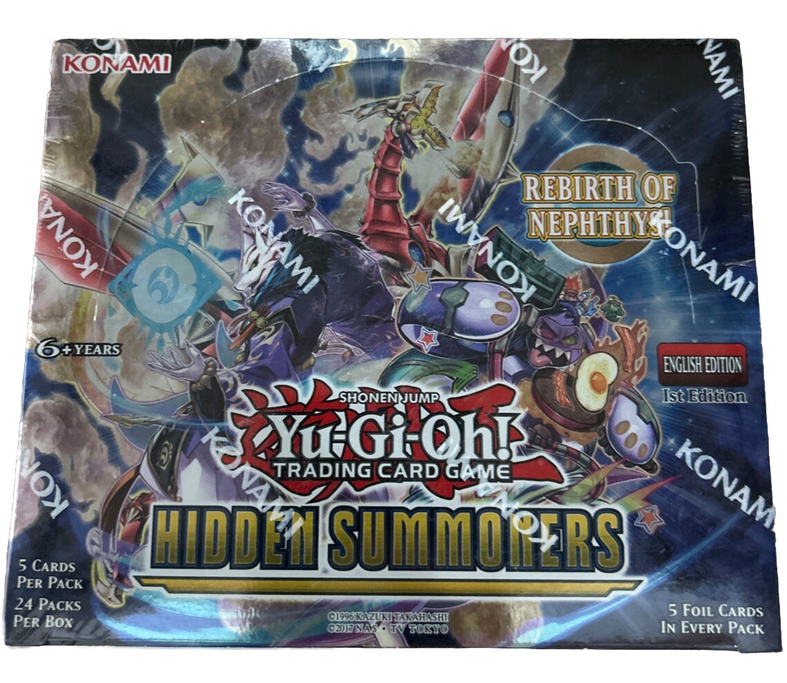 Yugioh Hidden Summoners 1st Edition Booster Box NEW Factory Sealed  83717840893| eBay