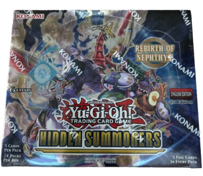 Konami Yu-Gi-Oh! TCG: Hidden Summoners Booster Box - 24 Pack for sale online | eBay Konami Yu-Gi-Oh! TCG: Hidden Summoners Booster Box - 24 Pack for sale online | eBay