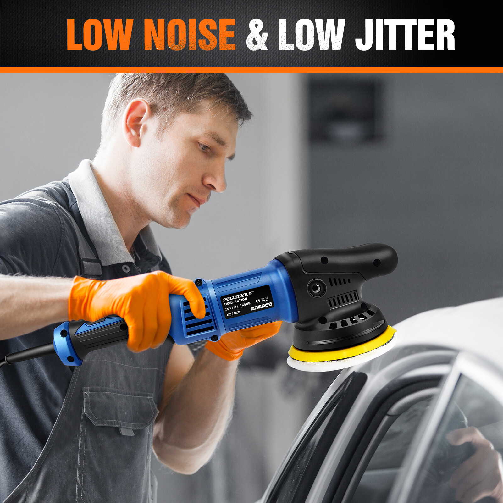 Dual Action Car Polishing Machine Car Polisher With Compound Polish