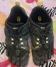 Vibram FiveFingers V-Trail 2.0 Men Size 8.5-9 19M7601 Black Yellow Vibram Sole