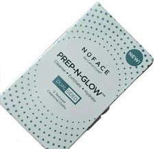 NuFace Prep N Glow Textured Cleansing Cloths New 5 Pack 