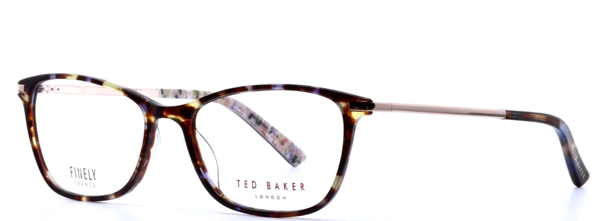 TED BAKER TFW002 Tortoise Blue Womens Cat Eye Full Rim Eyeglasses