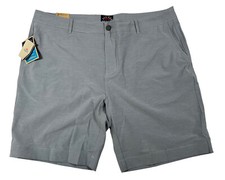 Faherty Shorts Men's Sz 38 Hybrid All Day 9" Grey