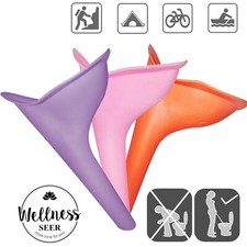3/5PCS Portable Female Urinal Funnel Camping Travel Toilet Stand Pee Device