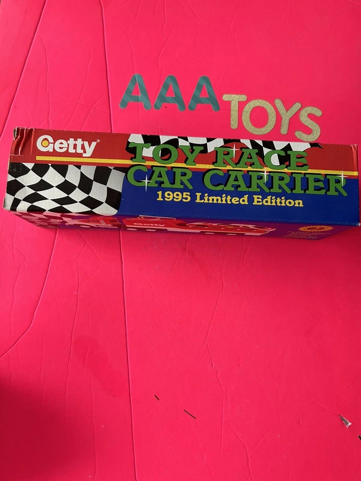 Die Cast GETTY RACE  CAR CARRIER #20 Semi Truck MIB Excellent - Image 2 of 3