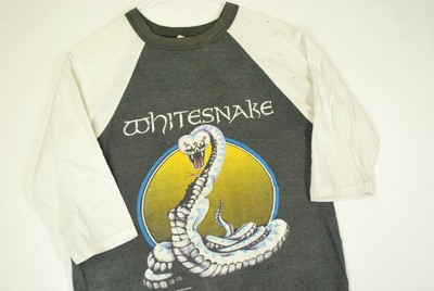 Vintage 90s Whitesnake Raglan Jersey Concert Tour T Shirt Sun Faded Black 19 S Ebay