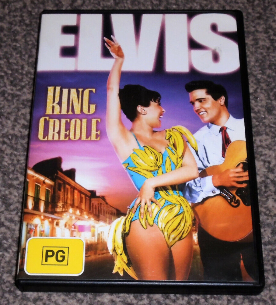 ELVIS PRESLEY : KING CREOLE 1958 FILM - RARE REGION 4 DVD - IN VGC (FREE UK P&P)