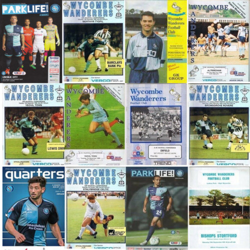 Feuille D'équipe Wycombe Wanderers 2008/09 - 15 Autographes + Certificat