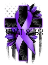 Sublimation Print Lupus Cross Ready To Press Heat Transfer