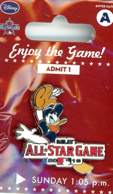 記念品+関連グッズ MLB 2010 All-Star Game Pin Set Disney 2010 MLB All-Star Game Pin Choice pins Angels Disney Donald