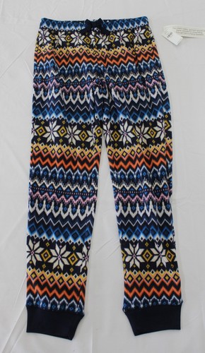Old Navy Girl's Printed Microfleece Pajama Jogger Pants JW7 Multicolor Large NWT