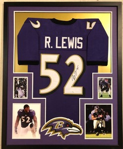 ray lewis autographed jersey