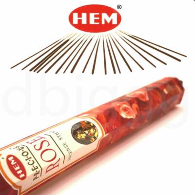 Precious ROSE von HEM 20 RäucherSTÄBCHEN Original Indien Incense
