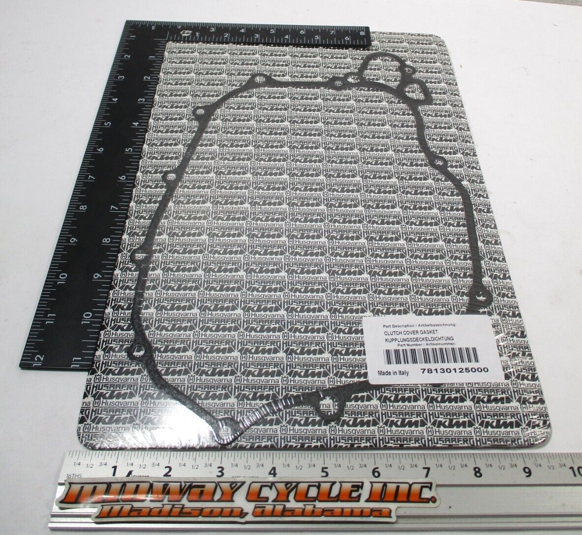 ミイ NEW NOS OEM KTM CLUTCH COVER GASKET 78130125000 450 SMR SXF XCF