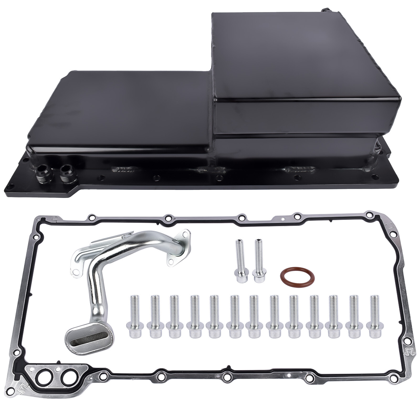 Pan Kit W/ Tube, Gasket For Gm Ls Ls1 Ls2 Ls3 Ls6 7-qt