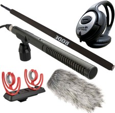 Rode NTG-2 + Deadcat + SM3R + Boompole + cuffie