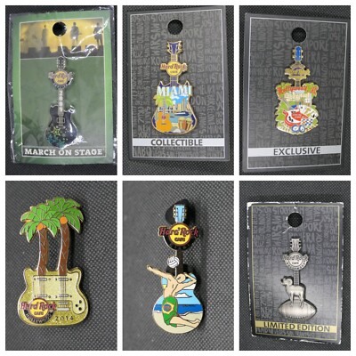 GUITARS USA & North Amerika / HARD ROCK CAFE PINS / *Freie Auswahl*