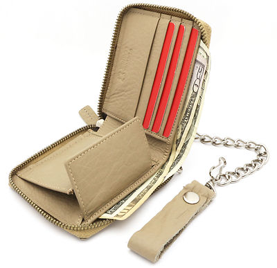 Portafoglio Zip Around Con Logo / Marrone - Foto 9