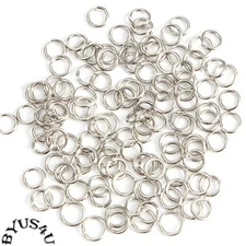 JUMP RINGS 5mm OPEN or SPLIT DOUBLE 20g CONNECTORS 100pc