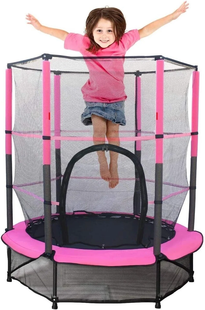 Pink baby cheap trampoline