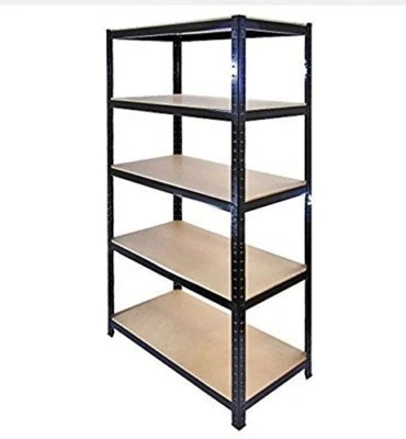 THE SHOPFITTING SHOP Black Boltless Garage Shop Display Shelving Heavy Duty Rack 180cm x 90cm x 40cm