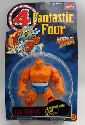 Marvel Comics The Thing Clobberin Time Punch Fantastic Four Toy Biz 1994