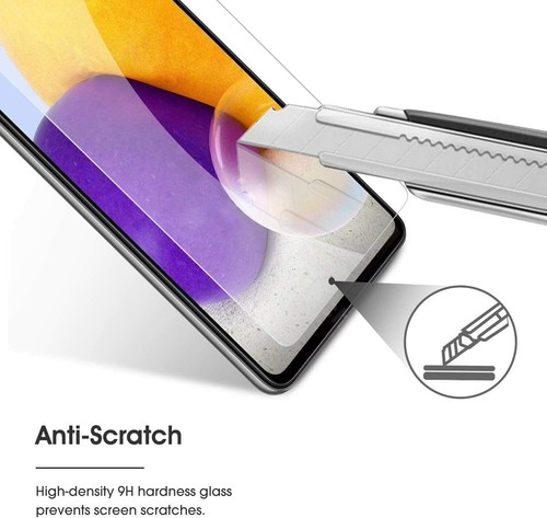 For Samsung A72 A21 A21S A71 A73 5G A80 A81 F13 Tempered Glass Screen Protector - 第 4/6 張圖片