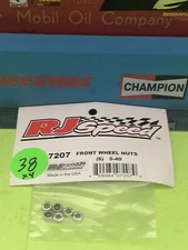 RJ Speed 7207: Front Wheels Locknuts {5 X40 X 6pc.} NewInPack USA Shipped
