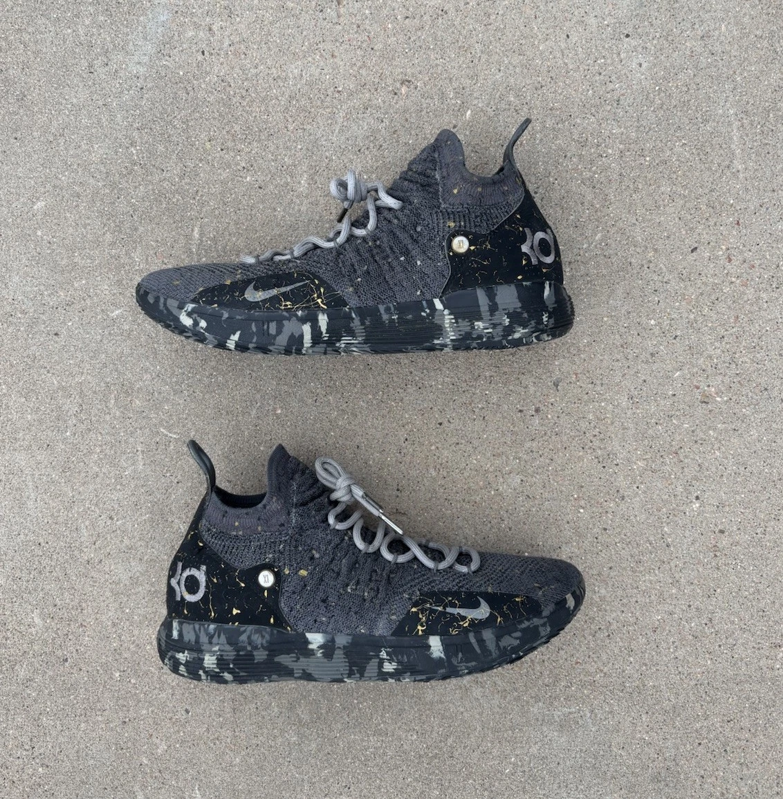Nike Zoom KD 11 Gold Splatter | eBay