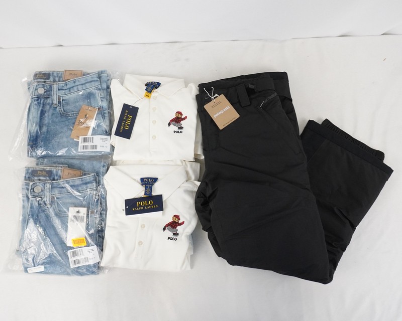 Polo Ralph Lauren & Patagonia Dresses/Jeans/Ski Pants - Girls Sizes Lot of 5
