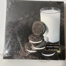 Vintage Springbok "A Kid'll Eat The Middle " Oreo Cookie Puzzle PZL2085 New !!