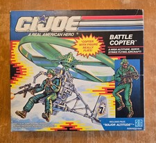 Vintage 1990 Hasbro GI Joe  Green  Battle Copter w Major Altitude MISB Sealed