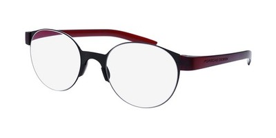 NEW PORSCHE DESIGN P8812 READERS 51-21-150 B MENS OVAL FULL-RIM METAL & PLASTIC