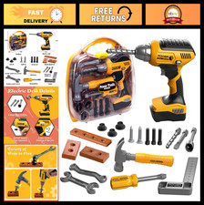 Kids Tool Set with Toolbox & Electronic Drill...