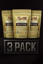 Bob’s Red Mill Wheat Germ – 3 PACK Bundle – Premium Quality Superfood 12 Oz;
