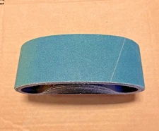 Premium Zirconia  X-Weight Sanding Belts - 3" X 21" Inch - 10 Pack, 100 GRIT