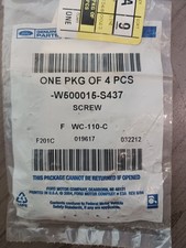 FORD OEM-Water Pump Bolt W500015S437 (Set Of 4)