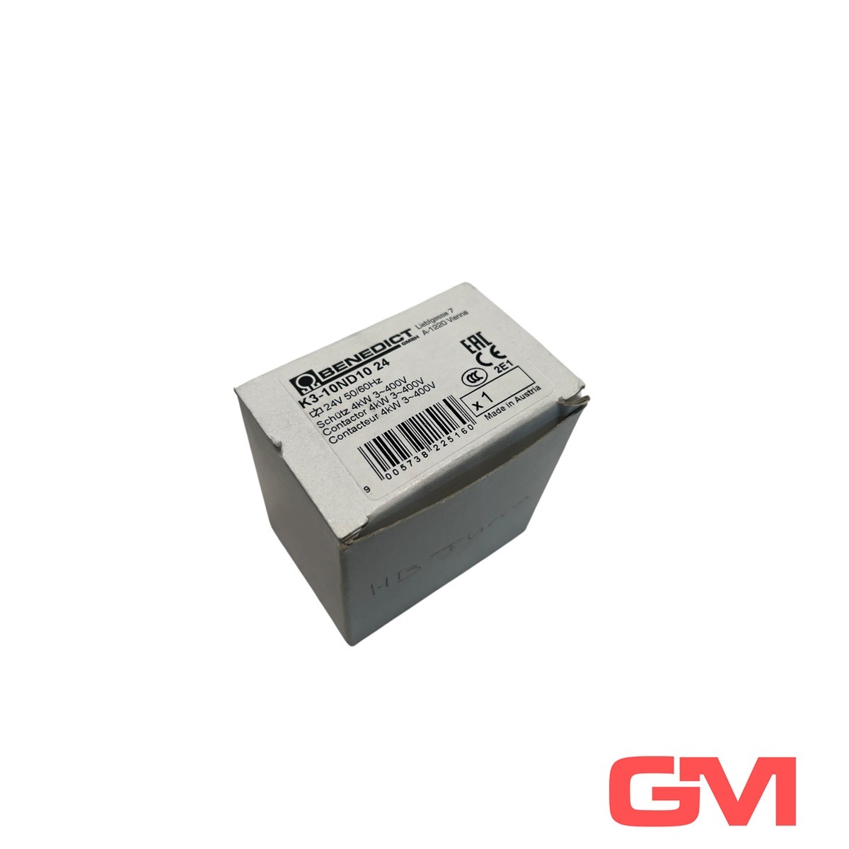 Benedict Schütz K3-10ND10 24 Contactor 24V 50/60Hz 4kW 3-400V