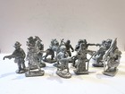 Vintage Mixed Metal Miniature Figures Lot (14) Old Guard DA6 Unpainted — photo 1
