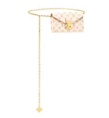 Louis Vuitton M4871Z Belt Pouch Metis New Authentic Monogram Chain